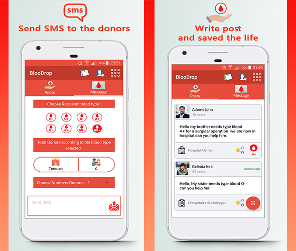 BlooDrop - Blood Donation App - 1